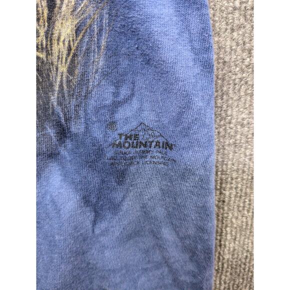 The Mountain Wolf USA Flag T-Shirt Mens Large Tie-dye Graphic Print Pullover Tee - Picture 3 of 10